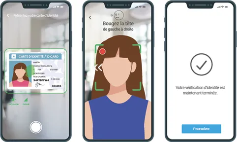 Proceso de onboarding digital: captura del documento, reconocimiento facial y confirmación